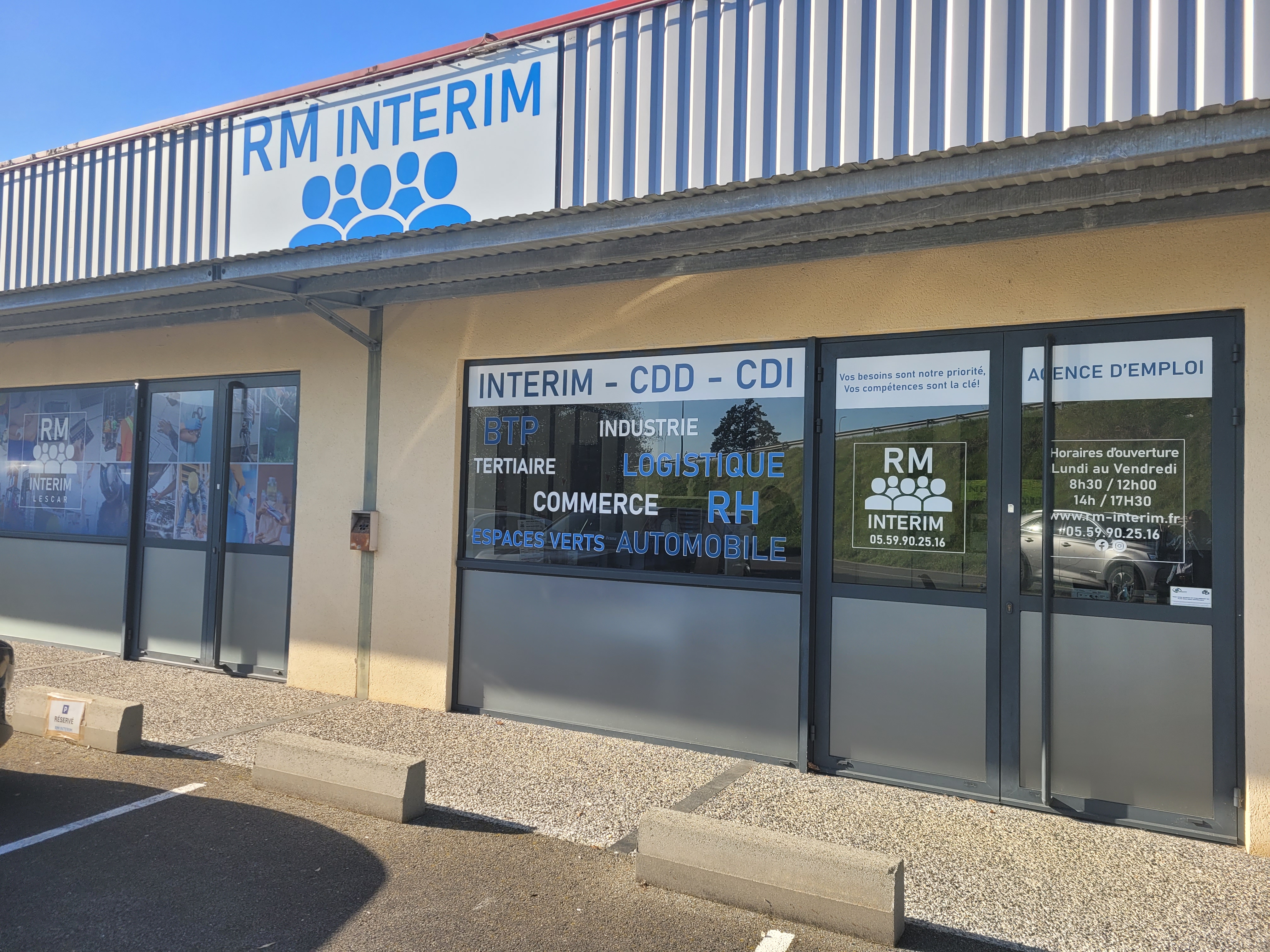 Extérieur agence RM intérim lescar