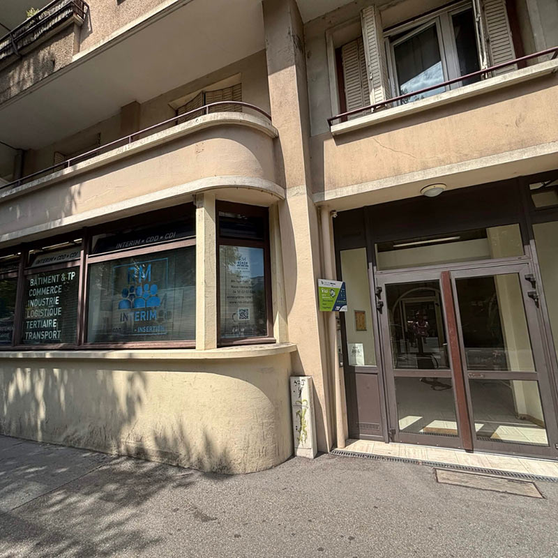 Extérieur agence RM intérim Annecy